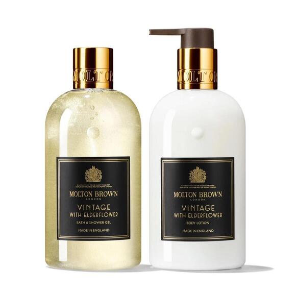 Molton Brown Vintage With Elderflower Body Lotion & Shower Gel 300 ml Each Gift - Picture 7 of 8